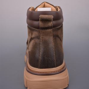 Bottes de montagne pour hommes, pour haute altitude et usage intensif, bottes de randonnée en cuir isolées pour la neige et la marche sur glace - Product Image 3