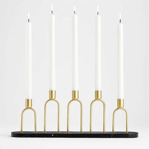 Forma de corona decorativa Decorativo Nuevo diseño Superventas Latón Chapado en oro Portavelas de 4 brazos - Product Image 4