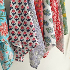 Ensemble de serviettes assorties, serviettes imprimées à la main, serviettes de mariage bohèmes, serviettes de table en coton à assortir, faites à la main en Inde - Product Image 5