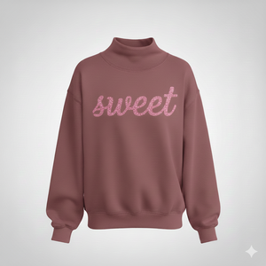 Sweat-shirt à col montant en tricot oversize décontracté pour femmes, coupe ample, pull d'hiver, streetwear, haut tendance pour un confort doux - Product Image 1