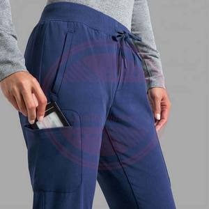 ผู้หญิงผู้ชายพยาบาล Jogger ขัดกางเกงพยาบาลชุดกางเกงที่กําหนดเองโรงพยาบาลแพทย์ขัดสูท - Product Image 3