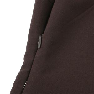 Top de Verano Casual sin Tirantes con Cierre Lateral y Tejido Transpirable Color Marrón para Mujer, 100% Poliéster con Impresión Digital - Product Image 6