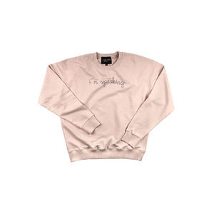 Sweatshirts brodés personnalisés pour femmes sweat-shirt à épaules bouffantes pour femmes boutique de vêtements de sport de luxe pour remise en forme automne printemps hauts - Product Image 5