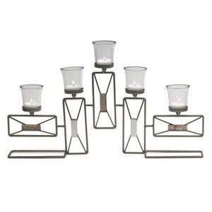 Candelabro de diseño de cristal para decoración del hogar, soporte de vela brillante para interior y exterior, votivo - Product Image 2