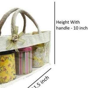 Bolsa de Yute Personalizada OEM de Gran Capacidad con Asa, Cierre de Cremallera, Cinta, Película Impermeable, Estilo Retro, Logotipo, para Botellas de Vino y Compras - Product Image 5