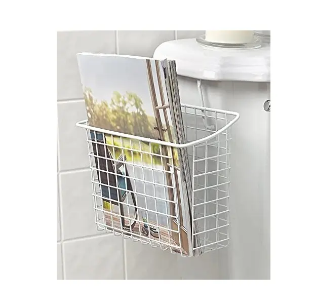 Wall Mounted Display Holder Metal Magazine Rack Nordic Living Home Floor Newspaper Organizer Stand Office Paper File Storage