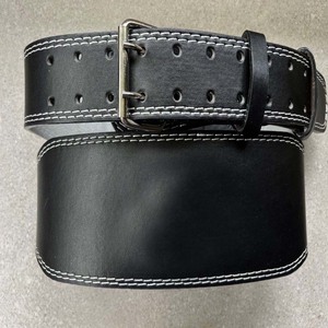 Ceinture de fitness confortable en cuir imperméable avec boucle réglable et protection professionnelle pour la salle de sport - Product Image 2