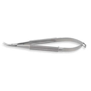 Micro ciseaux droits ultra fins manche plat 15cm 14mm lame Instruments de chirurgie plastique - Product Image 3
