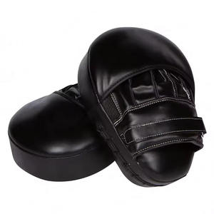Almohadillas de ejercicio de Kickboxing con logotipo personalizado de alta calidad, almohadillas de enfoque de cuero para entrenamiento profesional, guantes de boxeo para artes marciales - Product Image 3