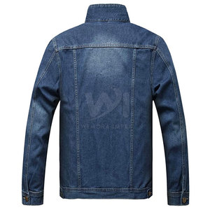 Veste en jean pour homme durable en gros, vêtements décontractés, usage extérieur, veste d'hiver pour homme avec logo personnalisé - Product Image 2