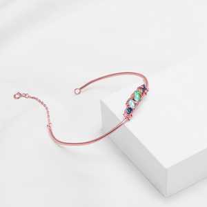 Anushka Sharma สร้างแรงบันดาลใจให้กับมงกุฎหลากสีโรสโกลด์สำหรับกำไลข้อมือแฟชั่น - Product Image 4