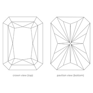 Diamant de laboratoire certifié IGI, taille radiant, 3 carats, étincelant, en stock, en solde - Product Image 4