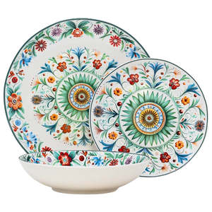 Le stoviglie Millefiori 18 pezzi in porcellana danno tradizione e colore alla tua tavola - Product Image 1