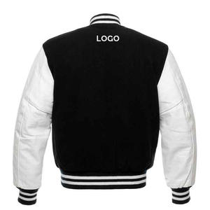 Nuevo estilo Streetwear para hombre Varsity College Jacket Vintage sudadera Custom Patchwork Jackets - Product Image 2