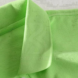 100% coton pour hommes pour Polo T-Shirt confortable à séchage rapide à manches courtes avec motif solide en tissu tricoté - Product Image 5