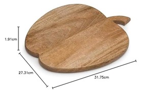 เขียงไม้ชีแฮมธรรมชาติสำหรับสับไม้สักงานทำมือทนทานยาวนานพร้อมน้ำยาทาเรียบ - Product Image 2