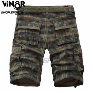 Pantalones cortos de verano para hombre, pantalones cortos de playa a cuadros a la moda, pantalones cortos informales para hombre, Bermudas para hombre, monos Cargo, Joggers, ropa de verano - Product Image 5