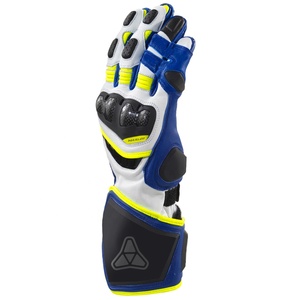 Gants de moto classiques ergonomiques, élégants, durables, en cuir, avec une coupe confortable et protectrice pour les longues balades - Product Image 2