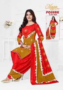 เดรสลำลองสไตล์วินเทจยาวถึงเข่าพิมพ์ลายผ้าโมเดรสแบบพรีเมียมพร้อมรอบเอวธรรมชาติสำหรับฤดูร้อน - Product Image 3