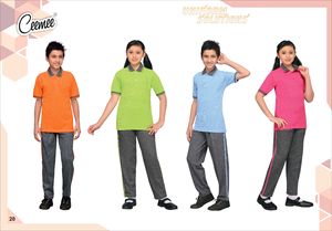 Ensemble jupe et short à carreaux personnalisés OEM taille personnalisée pour les écoliers exportateurs indiens en vente - Product Image 4