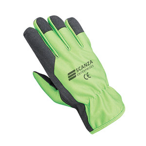 Guantes DE SEGURIDAD sintéticos de color personalizados con certificación CE para uso mecánico industrial Palma de PU duradera con guantes de trabajo de espalda de nailon - Product Image 4