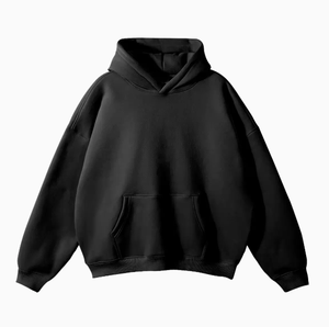 Ensemble de sweat-shirts à capuche surdimensionnés d'hiver personnalisés pour hommes et femmes, tissu lourd 100% coton, broderie de logo - Product Image 2