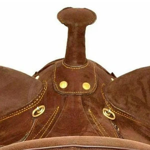 Venta en línea Superventas Silla de caballo de cuero Venta al por mayor Estilo único Inglés occidental Alta calidad Cómodo para la venta - Product Image 6