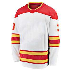 Maillots de Hockey sur glace à rayures, vente en gros, quantité minimale de commande - Product Image 1