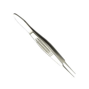 Fórceps de atado profesional Ejes rectos de 4 pulgadas Fórceps de atado quirúrgico de microcirugía de acero inoxidable de 5 mm - Product Image 5