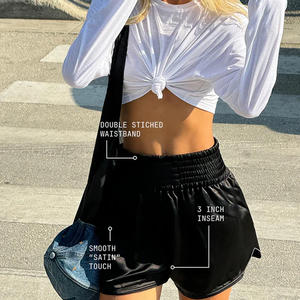 Short de boxe personnalisé pour femmes pour l'entraînement et les allumettes OEM respirant, coupe avec impression de logo, marque privée, soutien du fabricant - Product Image 5