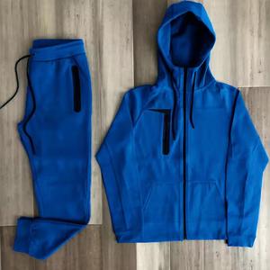 OEM High Quality Custom Blank Sweatsuit for Men Hooded <b>Knitted</b> Fabric Sports Wear Set Plus Size Plain Breathable - Product Image 2
