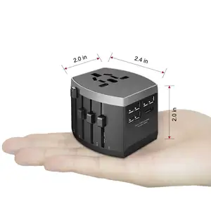 Typ C PD QC USB All-In-One-Ladegerät Adapter für Reisen mit EU US UK AU Stecker universelle Reisetraket-Steckdosen