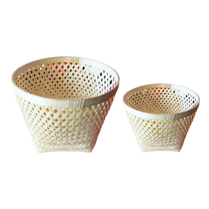 Cestas de almacenamiento de bambú de producto superior: la mezcla perfecta de estilo y sostenibilidad exportada de Vietnam - Product Image 1