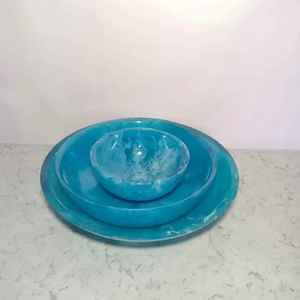 Bol en résine au design classique, design moderne avec bol à pâte poli pour servir lors de mariages, utilisation écologique à la maison, à l'hôtel et au restaurant - Product Image 4