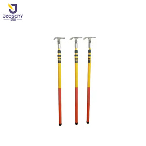 Palo de enlace telescópico de fibra de vidrio con poste triangular Palo de enlace plegable de funcionamiento en caliente eléctrico estable - Product Image 2