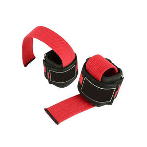Muñequeras de gimnasio flexibles de Algodón 100% con logotipo personalizado impreso para levantamiento de pesas y entrenamiento físico-Nueva llegada - Product Image 1