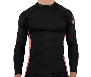 2024 โลโก้ที่กําหนดเองล่าสุดผู้ชายแขนยาวหลวม Fit Rash Guardขายส่งปากีสถาน Men Rash Guard - Product Image 1