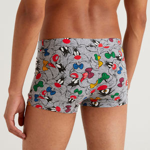 Calzoncillos bóxer de punto cómodos y transpirables de tiro alto para hombre, pantalones cortos de diseño personalizables para adultos, ropa informal - Product Image 6