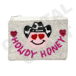 Howdy กระเป๋าใส่เหรียญประดับลูกปัดลายรองเท้าบูตออกแบบได้ตามต้องการกระเป๋าใส่เหรียญสวยๆพร้อมคุณสมบัติเครื่องประดับแฟชั่น - Product Image 2