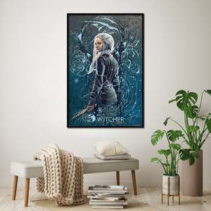 โปสเตอร์ทีวี The Witcher สไตล์โมเดิร์น ภาพซีรีจาก Netflix สำหรับติดผนัง - Product Image 1