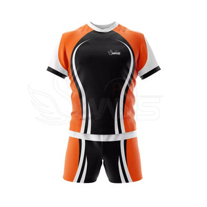 Ensemble d'uniformes de rugby respirants à séchage rapide vêtements de sport pour adultes maillots de vente en ligne fabriqués au Pakistan - Product Image 1