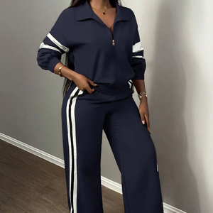 Conjunto de chándal de moda al por mayor Sudadera con capucha y pantalones unisex chándal de moda logotipo personalizado Proveedor de Ropa OEM - Product Image 1