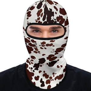 Balaclava unisexe de qualité supérieure, légère, antidérapante, masque facial, cache-cou, sports d'hiver en plein air, 100% polyester, image personnalisable - Product Image 2