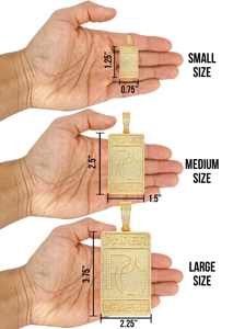 จี้ฮิปฮอปสีเงิน925ตามสั่งลายสตรีทแฟชั่นประดับเพชรมอยส์ซาไนต์ประดับคริสเตียนเฉพาะบุคคล - Product Image 2