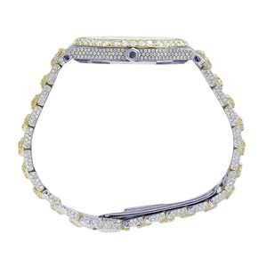 Reloj de Pulsera de Cuero Resistente al Agua, Deportivo, Mecánico, de Acero Inoxidable, Redondo, Vintage, de Lujo, Personalizado, con Movimiento ETA y Moissanita, para Revender - Product Image 3