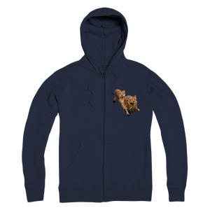 Cheetah Brothers Premium <b>Zip</b> Hoodie for Adults 6XL Knitted Fabric Zipper Embroidered Design Anti-Wrinkle Custom Printed Hoodie - Product Image 6