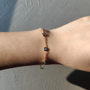 กำไลข้อมือป้องกันภัยจากดวงตาปีศาจ - Product Image 5