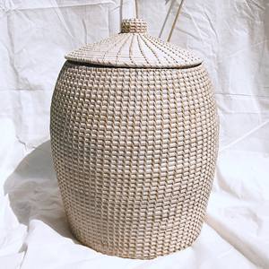 <b>Rattan</b> <b>laundry</b> hamper bedroom & bathroom storage <b>basket</b> great choice bin hampers wholesale - Product Image 1