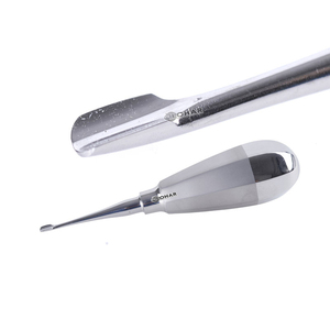 Elevador Dental Alado de 2.5mm con Mango Corto, Elevadores de Raíz de Acero Inoxidable, Manual, Certificado CE, Clase II, Profesional, Médico - Product Image 3