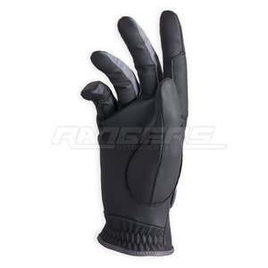 Gants d'équitation noirs en vrac quantité minimale de commande bas Logo personnalisé Gants équestres durables et toutes saisons fabriqués au Pakistan - Product Image 4